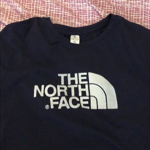 Dark blue north face long sleeve size XL